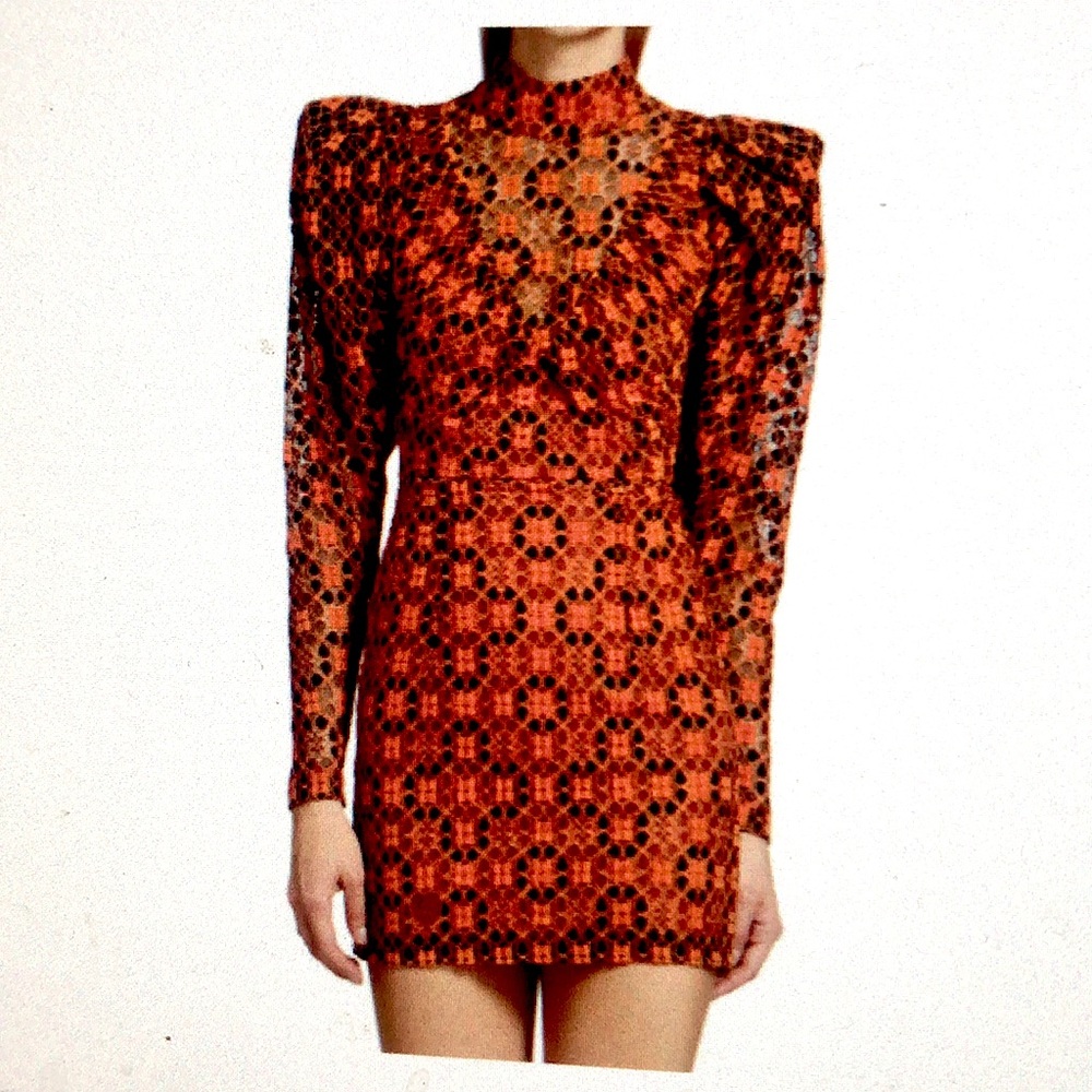 Size 6 Mardarin Orange Dress from Europe